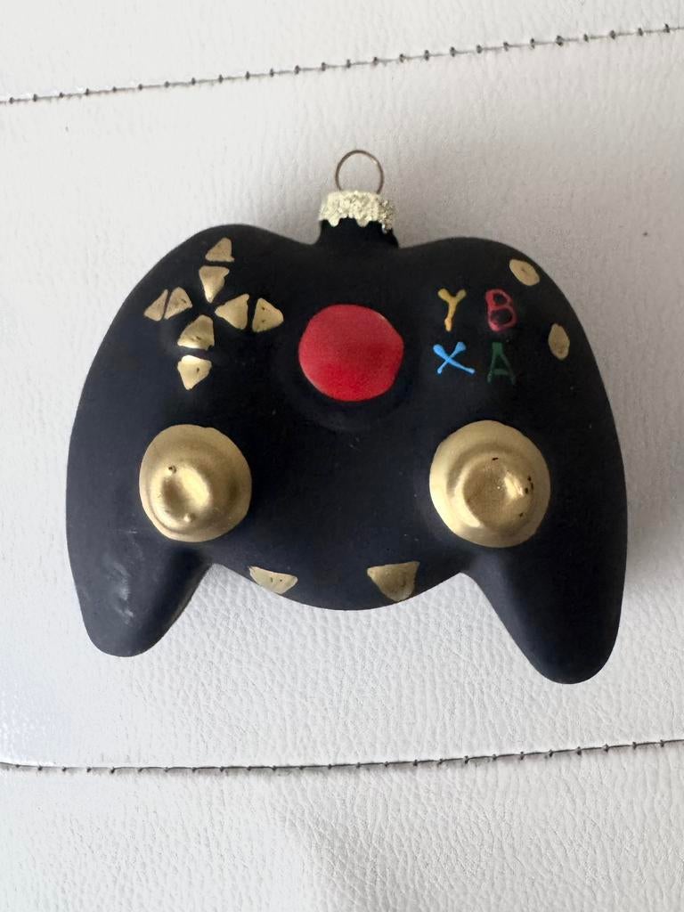 Kerstbal hanger game controller zwart, Diversen, Kerst, Gebruikt, Verzenden