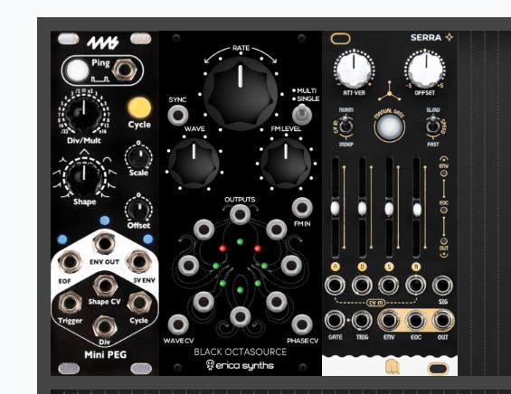 eurorack modular modulair erica synths en meer, Ophalen of Verzenden, Zo goed als nieuw, Overige aantallen, Overige merken