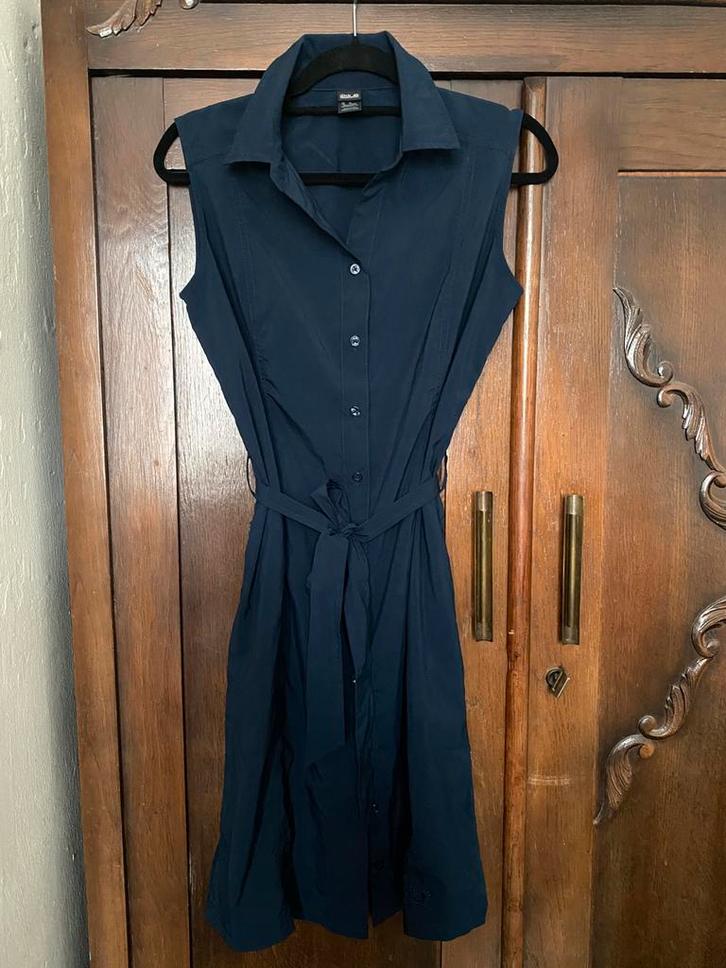 Comfortabele donkerblauwe outdoorjurk S/M v Jack Wolfskin, Kleding | Dames, Jurken, Zo goed als nieuw, Maat 36 (S), Blauw, Knielengte