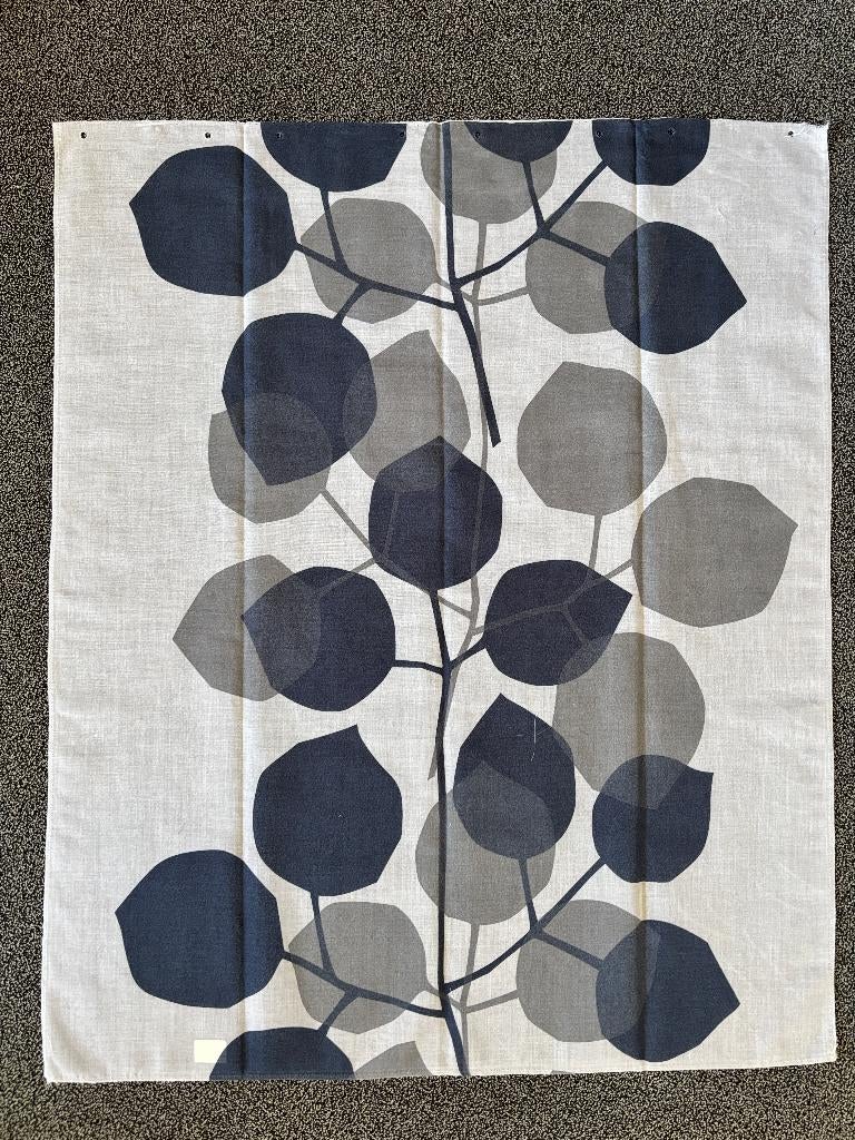 Lap stof Ploeg Wad 75x92 cm gordijnstof inbetween blauw, Blauw, Ophalen of Verzenden, Zo goed als nieuw, 30 tot 120 cm