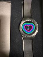 Samsung Galaxy Watch 4 42mm + doos + bon + extra band, Ophalen, Zwart, Samsung ⌚️, Zo goed als nieuw