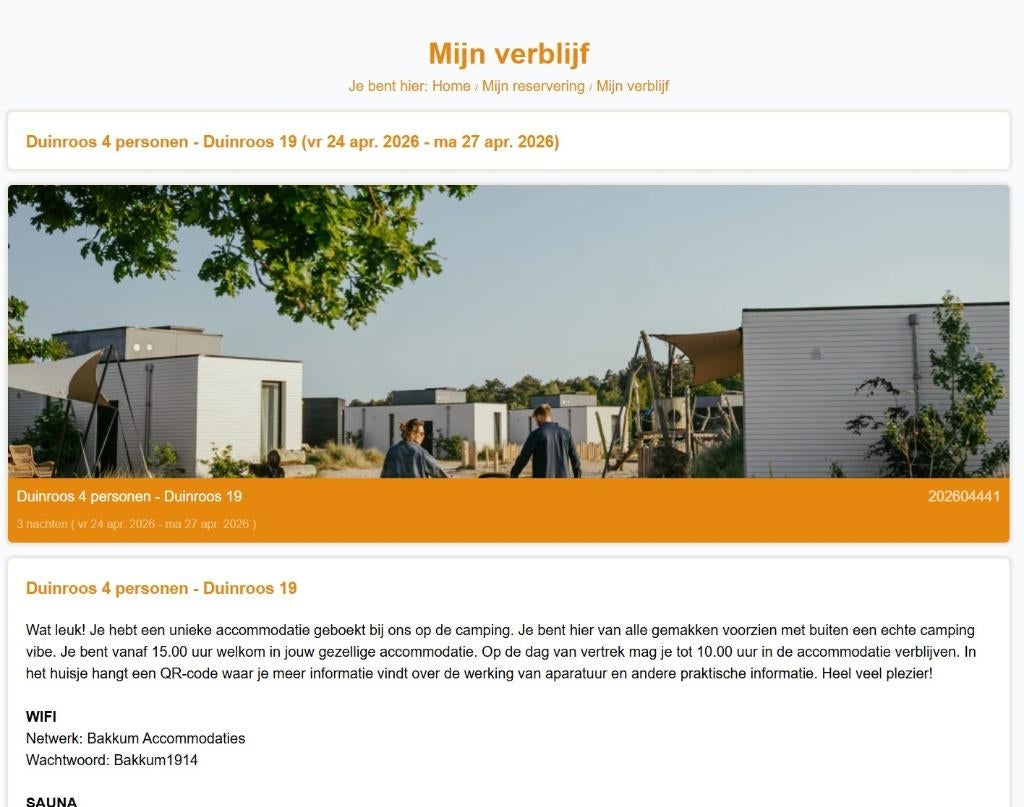 Huisje op c.a.mping Bakkum, Drie personen of meer