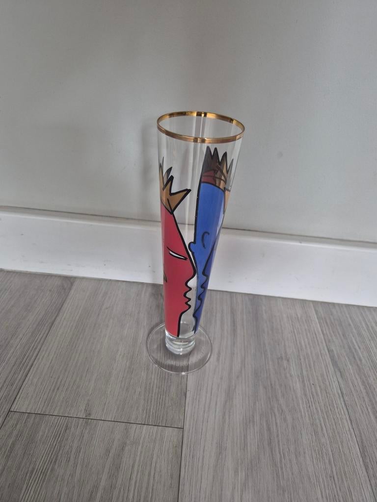 Ritzenhoff bierglas Ambrogio Pozzi 1997, Verzamelen, Glas en Borrelglaasjes, Ophalen of Verzenden