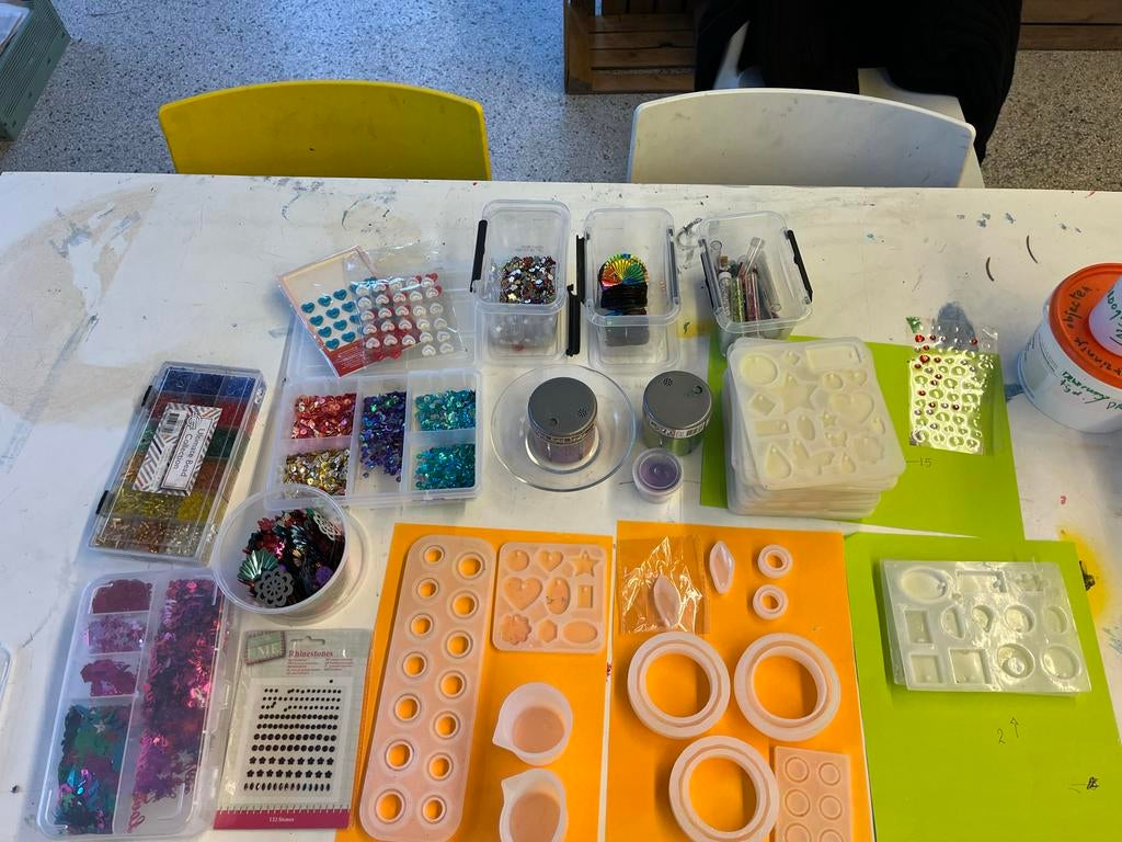 Siliconen mallen sieraden + extra's, Hobby en Vrije tijd, Kralen en Sieraden maken, Ophalen, Zo goed als nieuw, Overige typen