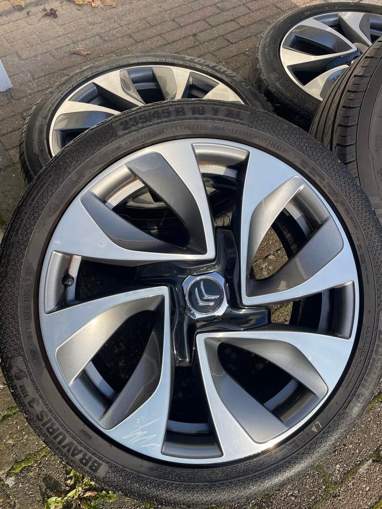 18 inch Lichtmetalen velgen voor Citroën DS5 (zonder banden), Ophalen, 18 inch, Gebruikt, Velg(en)