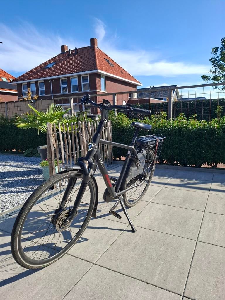 Elektrische herenfiets Stella Vicenza Superior, Gebruikt, 51 tot 55 cm, 50 km per accu of meer, Ophalen
