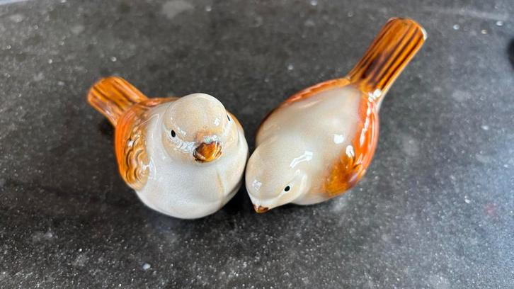 Des Pots vogels bruin 14*8 cm - nieuw, Antiek en Kunst, Antiek | Vazen, Ophalen of Verzenden