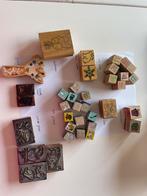 Stempels, Ophalen of Verzenden, Gebruikt, Houten stempel