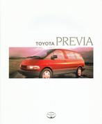 Folder Toyota Previa (1990), Verzenden, Gelezen, Toyota