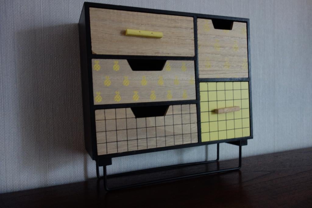 Sieraden opbergkastje retro, Antiek en Kunst, Ophalen of Verzenden