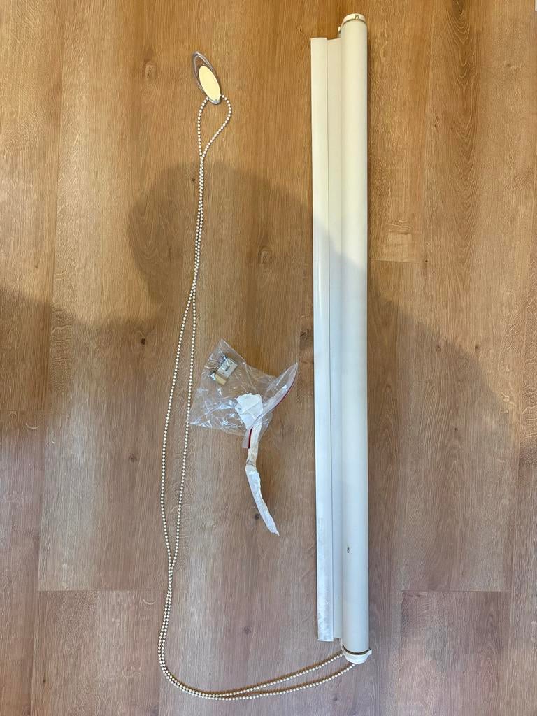 Rolgordijn op maat gemaakt, 110 cm breed, Ophalen, Gebruikt, 100 tot 150 cm, Wit