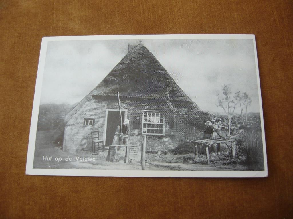 VELUWE  =  HUT OP DE VELUWE  -  BOERDERIJ, Ophalen of Verzenden, 1940 tot 1960, Gelopen, Gelderland
