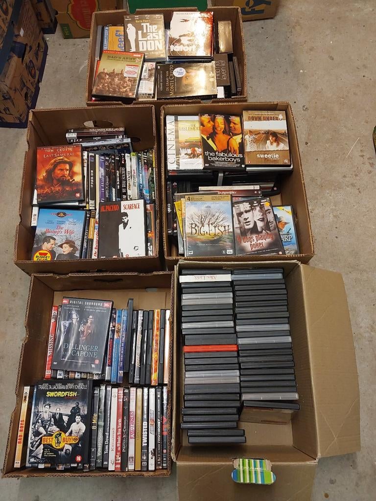 Grote collectie DVD's - Diverse genres, Vanaf 16 jaar, Ophalen, Gebruikt, Boxset