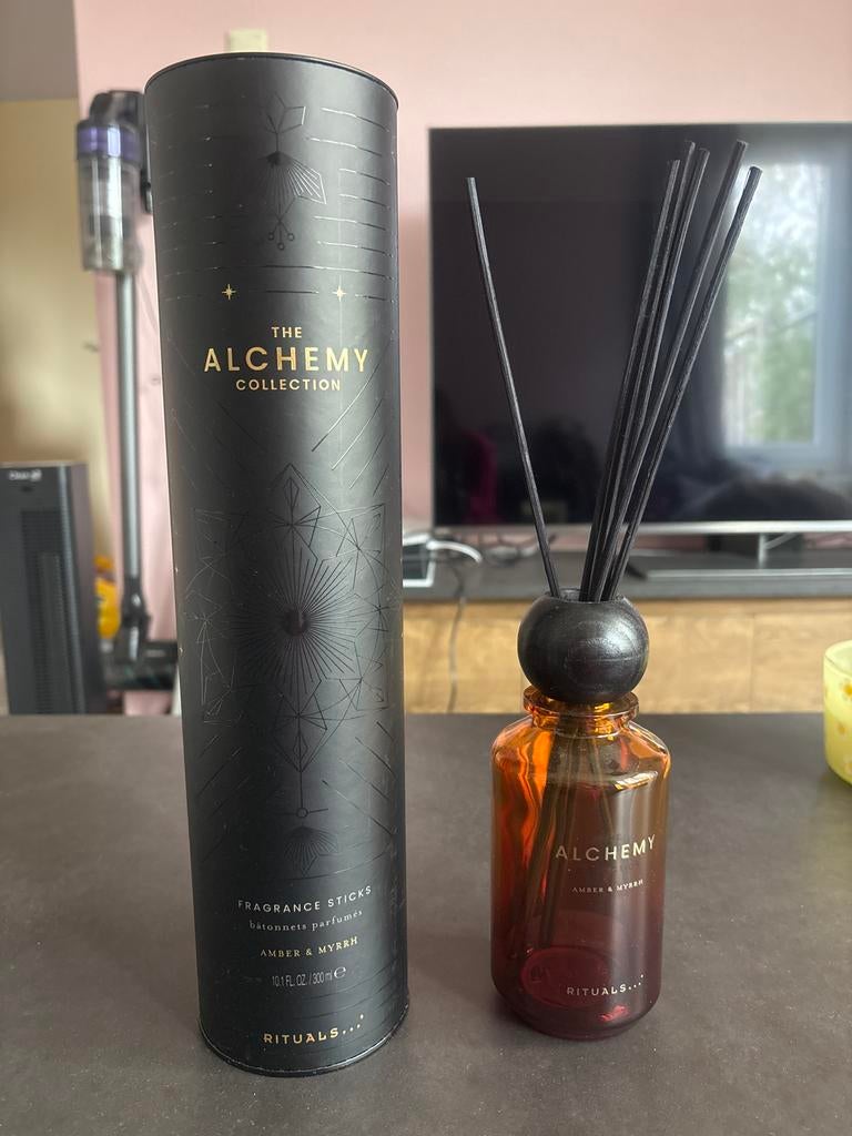 Leeg - Rituals The Alchemy Collection geurstokjes houder, Huis en Inrichting, Gebruikt, Ophalen of Verzenden, Modern, Glas