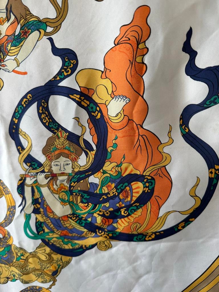 Hermès Paris Zijden Sjaal - Nikko Design, Verzenden, Maat 46/48 (XL) of groter, Hermes, Hermes