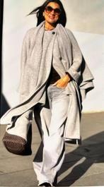 Zara - Alpaca Wol Cape / poncho / vest, Kleding | Dames, Ophalen of Verzenden, Nieuw, Maat 42/44 (L), Grijs