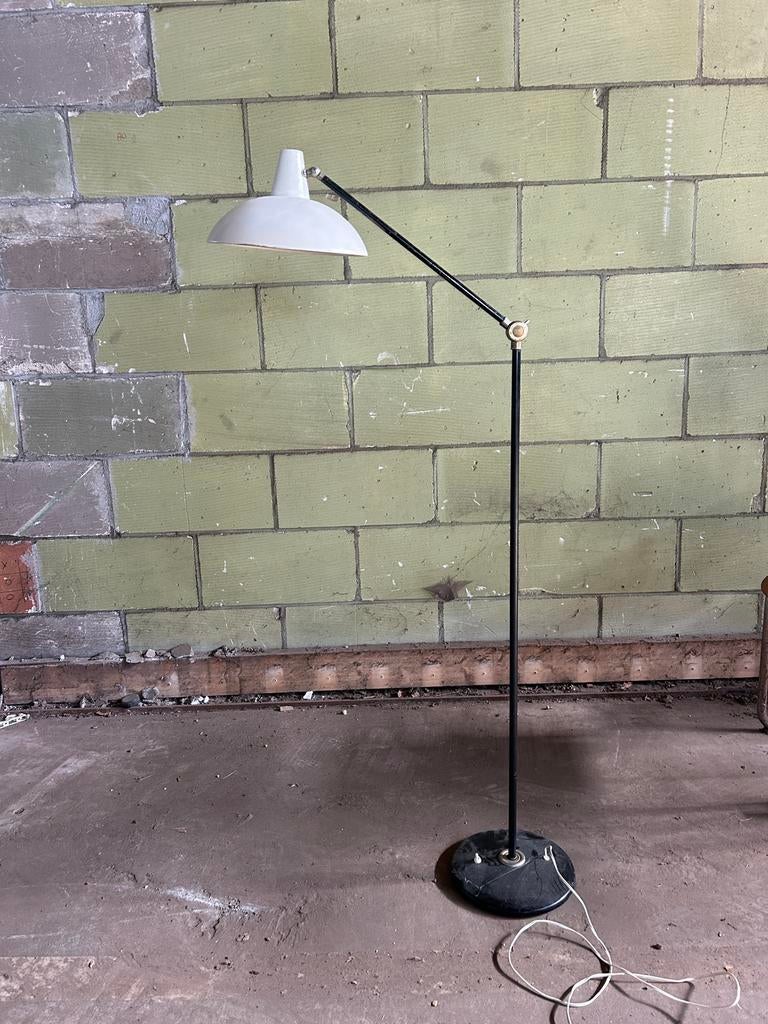Vloerlamp Anvia J.J.M. Hoogervorst wit, Ophalen, Gebruikt, 150 tot 200 cm