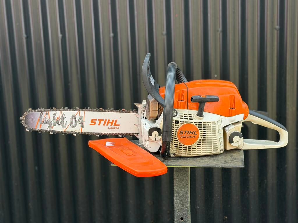 Stihl MS 261C-M kettingzaag op benzine, Ophalen, Zo goed als nieuw