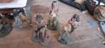 Set van 3 Indianen beeldjes - Decoratieve figuren, Ophalen of Verzenden, Gebruikt, Mens