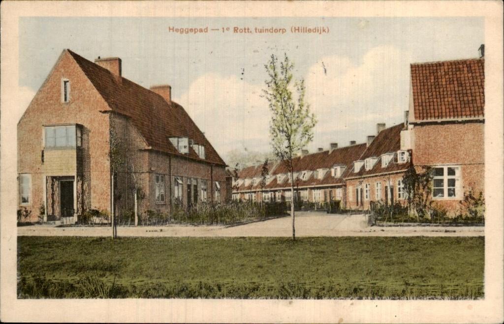 Rotterdam - Heggepad - 1e Rott. tuindorp (Hilledijk), Ophalen of Verzenden, 1920 tot 1940, Gelopen, Zuid-Holland