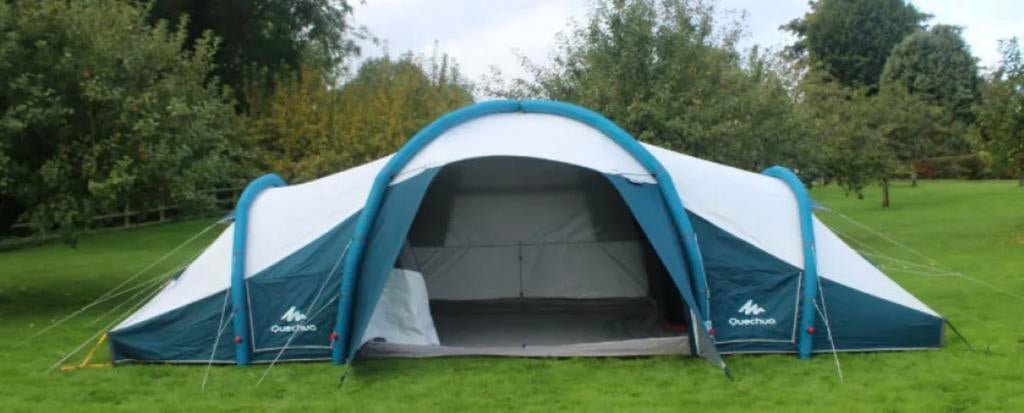 QUECHUA AIR SECONDS 8.4 XL (opblaasbare tent), Ophalen, Gebruikt, Meer dan 6