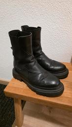 Shabbies Amsterdam Chelsea boots zwart leer maat 39, Shabbies Amsterdam, Zwart, Lage of Enkellaarzen, Ophalen of Verzenden