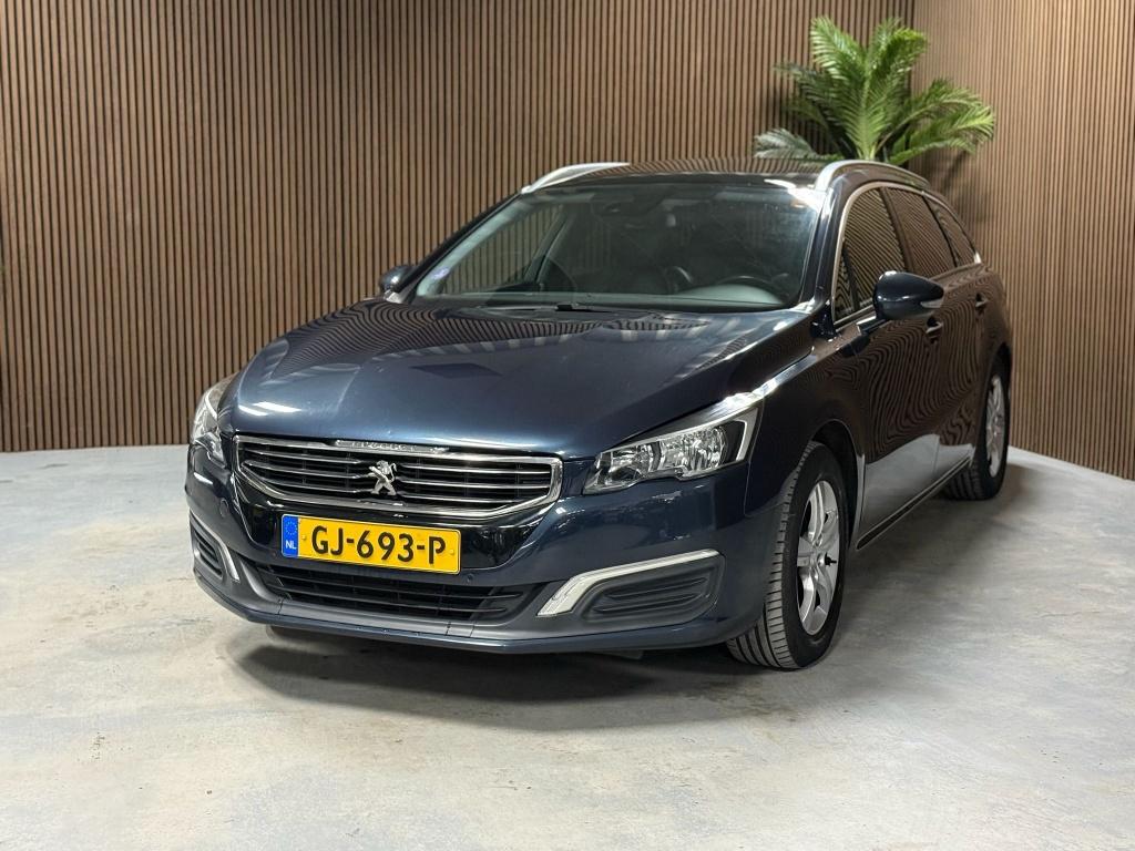 Peugeot 508 SW 1.6 e-THP Blue L.Ex. (bj 2015, automaat), Auto's, Peugeot, Automaat, Euro 6, 4 cilinders, Blauw