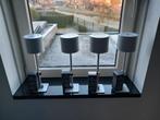 4 MOOIE NIEUWE  WITTE  METALEN TAFELLAMPEN MET USB KABEL, Huis en Inrichting, Lampen | Tafellampen, Ophalen of Verzenden, Nieuw