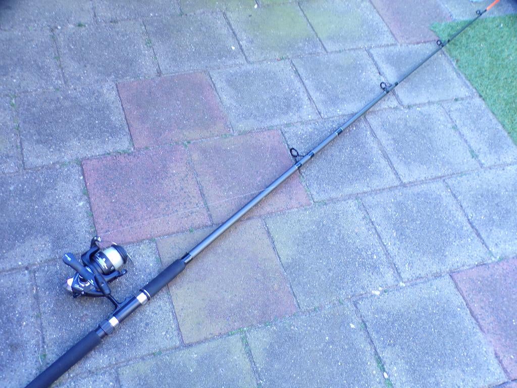2 werphengels met molen en telescopisch schepnet, Watersport en Boten, Ophalen, Zo goed als nieuw, Werphengel