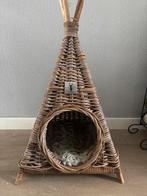 Tipi tent rotan voor kat of hond, Ophalen of Verzenden, Gebruikt