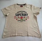 Dames T-shirt Superdry maat 44, Beige, Maat 42/44 (L), Ophalen of Verzenden, Zo goed als nieuw