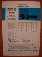 Mercedes 1513 LP LPK LPS 1971 Specificatie Brochure, Zo goed als nieuw, Mercedes-Benz, Mercedes, Ophalen of Verzenden