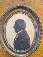 Silhouette portretje heer door Pieter Barbiers IV, Ophalen of Verzenden