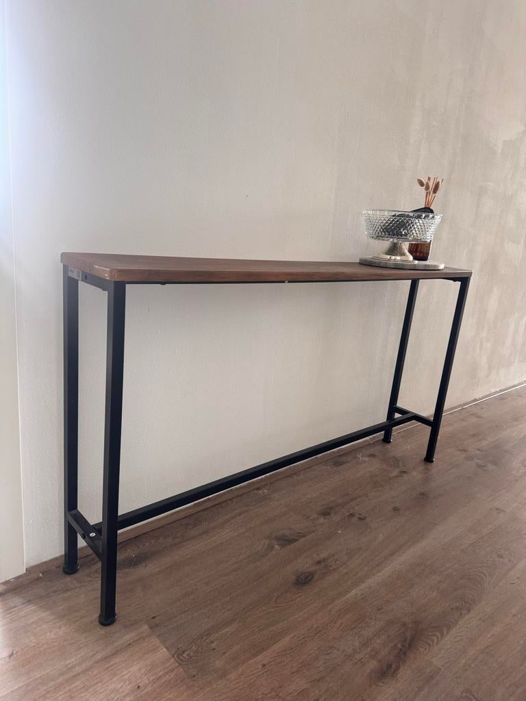 Sidetable (voor bijv. gang of achter de bank), Huis en Inrichting, Tafels | Sidetables, Ophalen, 25 tot 50 cm, Rechthoekig, 100 tot 150 cm