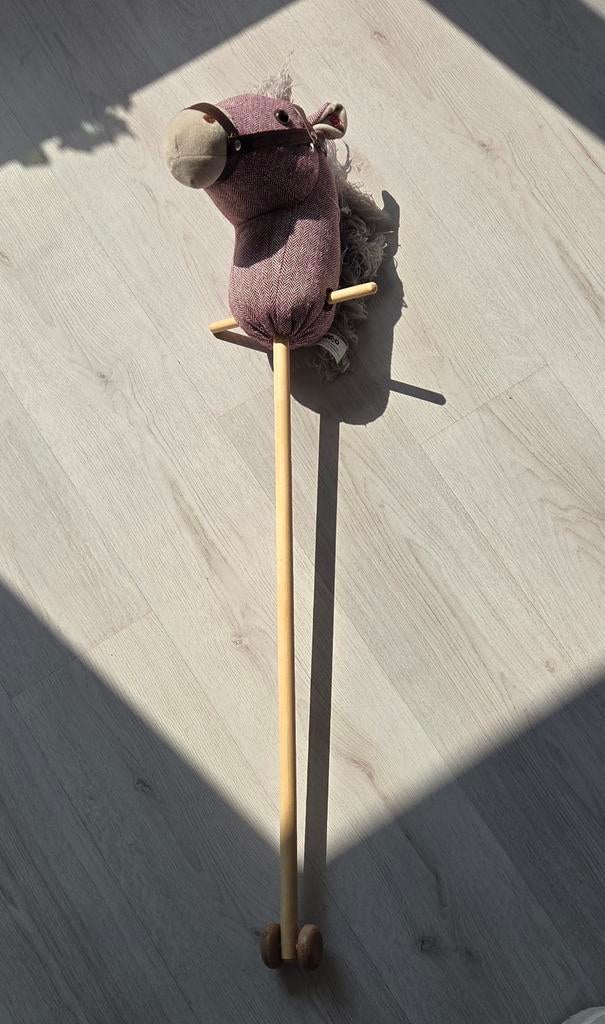 TRYCO stokpaard roze, Ophalen