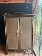 Vintage webbing kast donker bruin, Ophalen