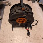Robuuste kabelhaspel 50m met 4 stopcontacten, Ophalen of Verzenden