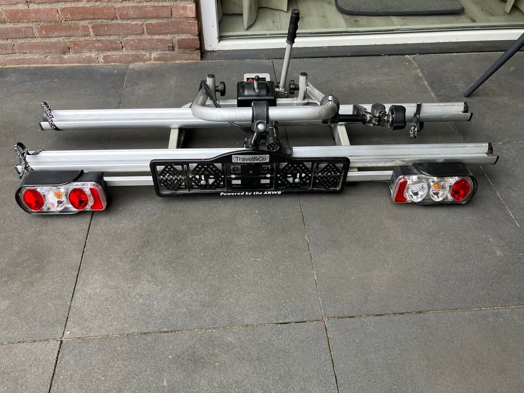 Travel & Co fietsendrager 60 kg voor 2 (elektrische)fietsen, Auto diversen, Fietsendragers, Ophalen of Verzenden, Zo goed als nieuw