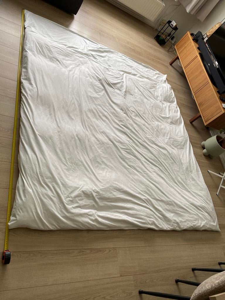 Anti-allergeen dekbedhoes met warm dik dekbed 190x210, Ophalen, Wit, Tweepersoons, Deken of Dekbed