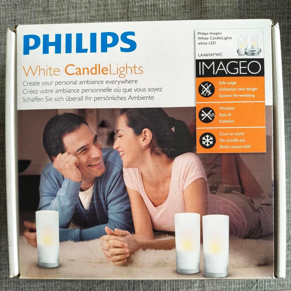 Philips LAA61AYW Imageo LED Kaarsjes Sfeervolle Verlichting, Ophalen of Verzenden, Nieuw, Modern, Sfeervol, LED, Kaarslicht