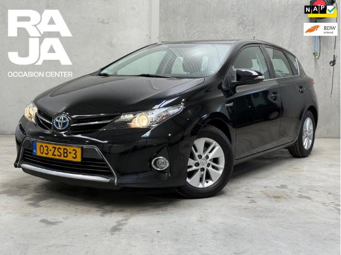 Toyota Auris 1.8 Hybrid Aspiration NAP Clima Cruise Camera, Euro 5, Stof, Gebruikt, Zwart