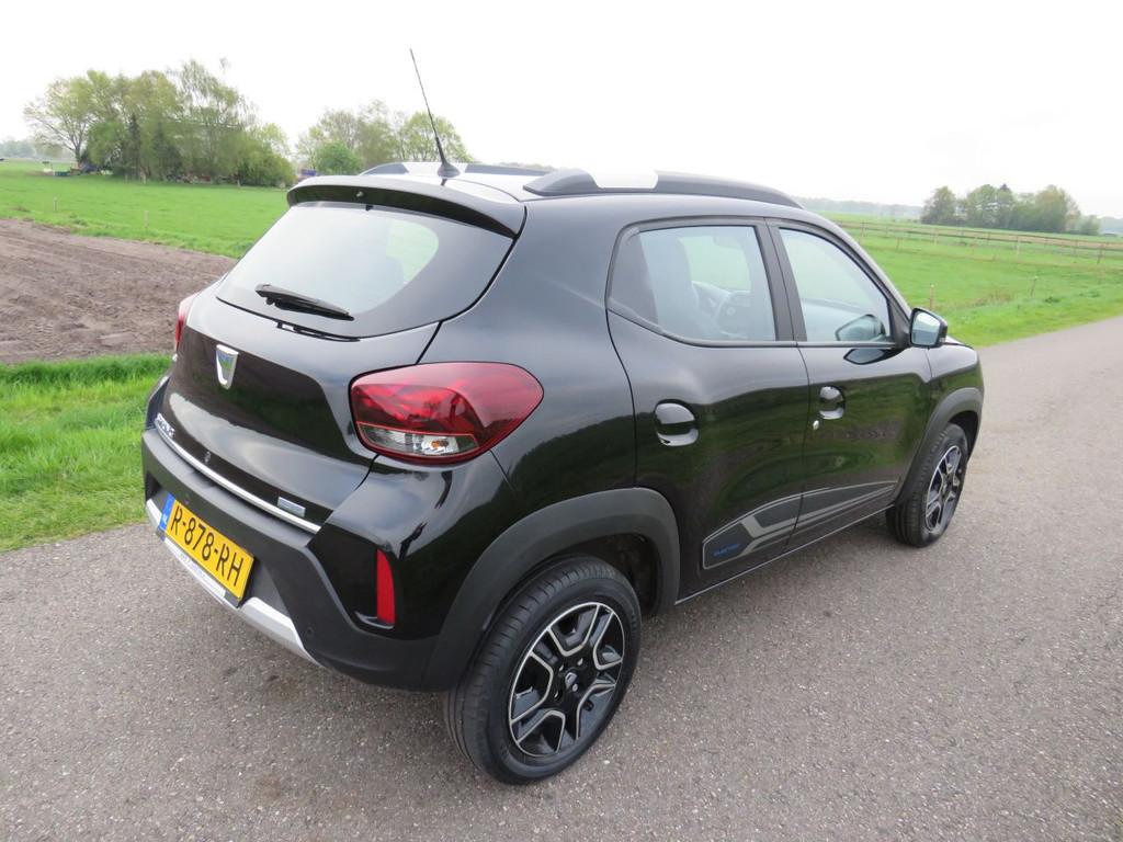 Dacia Spring Automaat Elektrisch 40.000km nap 5drs airco led, Zwart, Elektrisch, Hatchback, Dacia