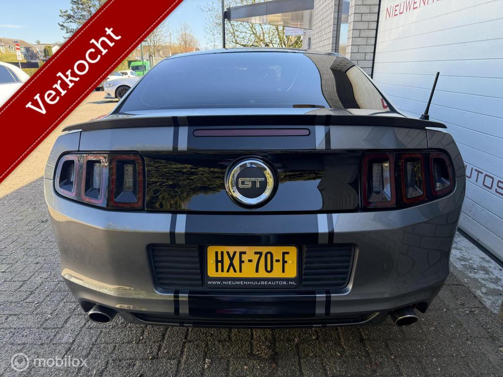 Ford Mustang GT 5.0 V8, 117.008km, 19 inch, leder, Handbak!, Euro 5, Achterwielaandrijving, Gebruikt, 4 stoelen