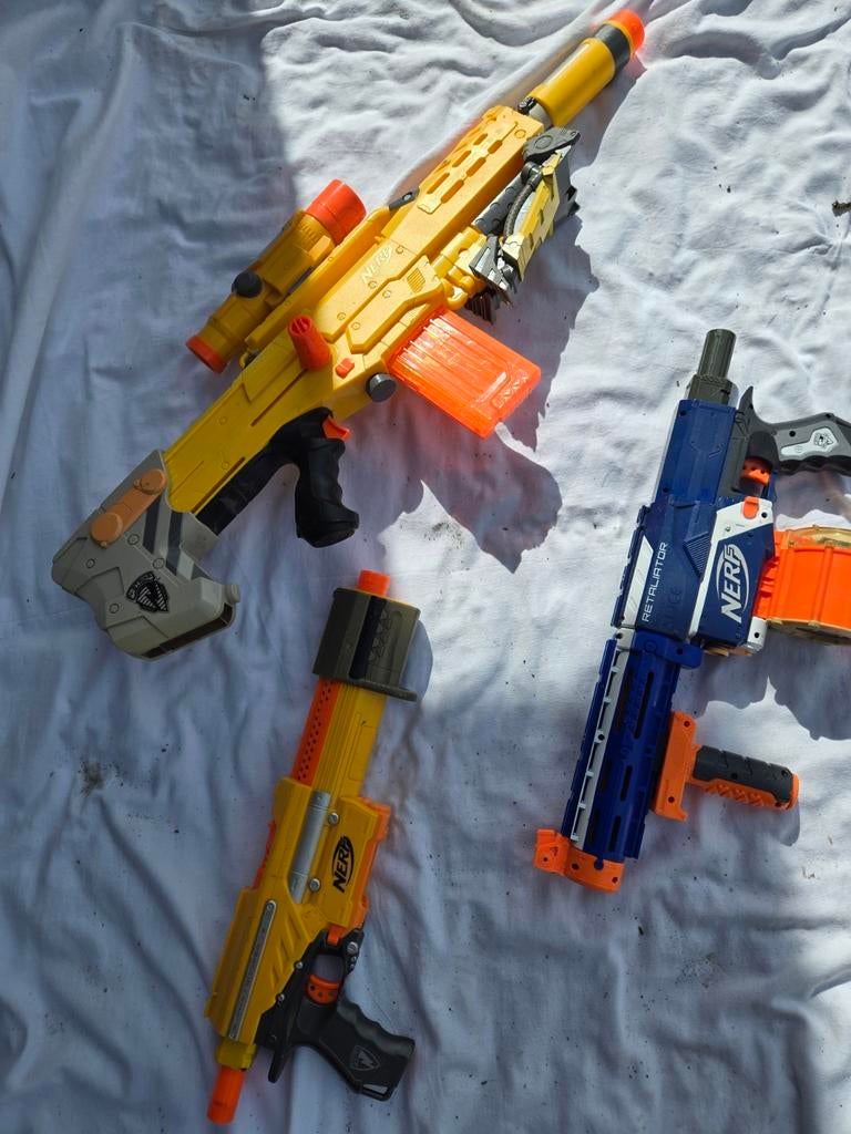 Nerf geweren, 3 stuks, Ophalen of Verzenden