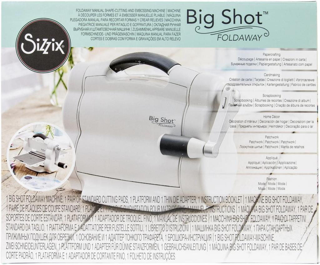 🌸 100 % NIEUWE * 🎨 Sizzix - BIG Shot - 😍 Foldaway, Ophalen of Verzenden, Nieuw