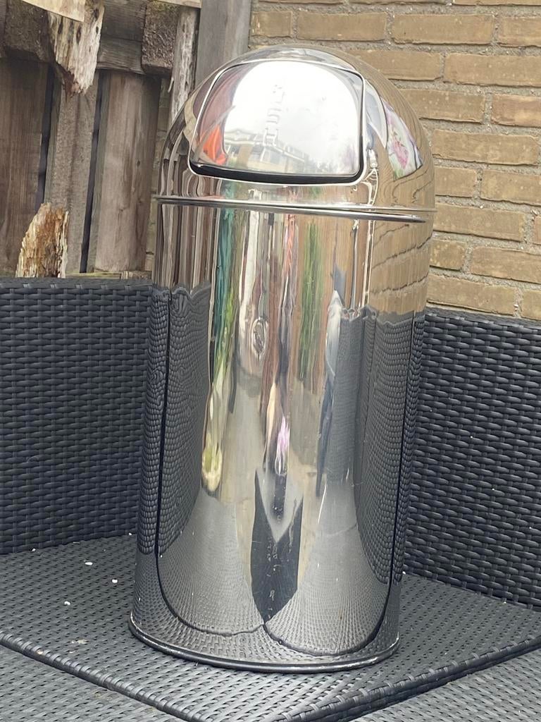 Push bin - vuilnisemmer/prullenbak, Ophalen, Gebruikt, 40 liter of meer, Metaal