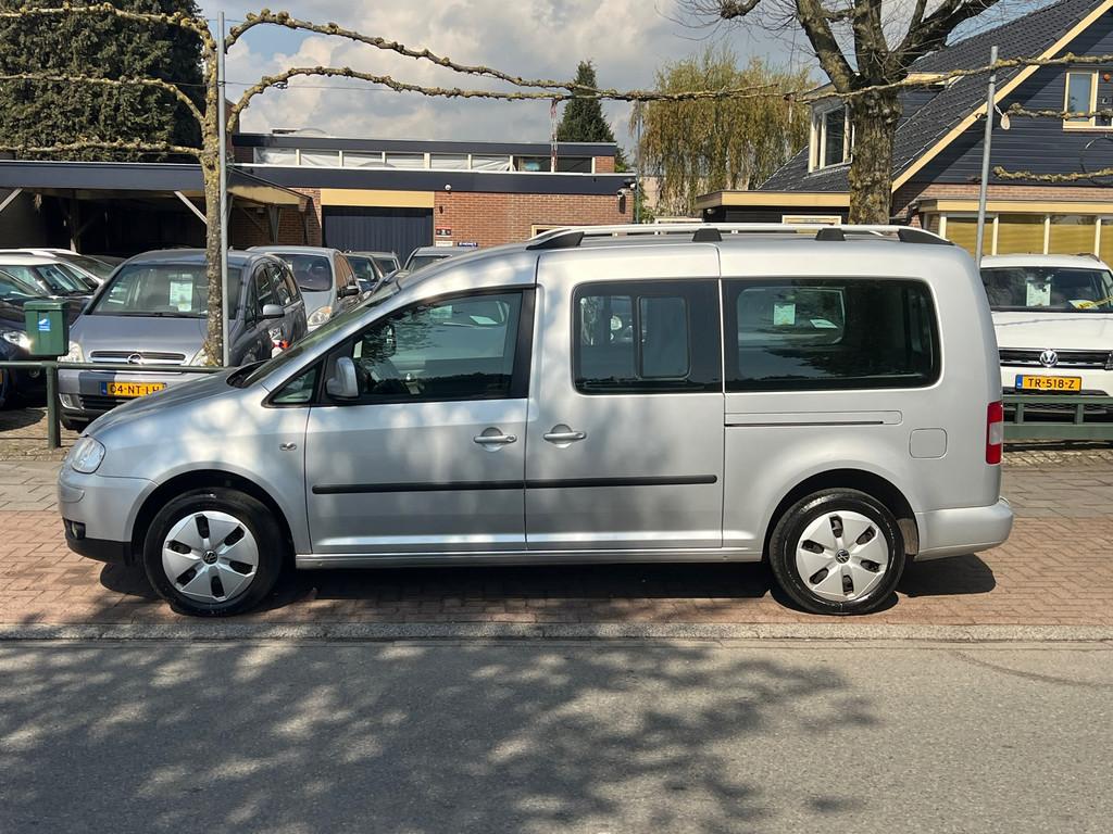 Volkswagen Caddy Maxi 1.9TDI I ROLSTOELVERVOER + 5 ZITPLAATS, Voorwielaandrijving, Euro 5, Stof, Gebruikt