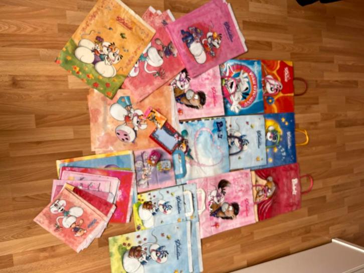 Grote collectie Diddl tassen en zakken, Verzamelen, Diddl, Gebruikt, Tas, Koffer of Zak, Verschillende figuren, Ophalen of Verzenden