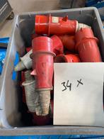 Gebruikte Krachtstroom stekker 380V 32A, Doe-het-zelf en Verbouw, Elektra en Kabels, Ophalen, Gebruikt, Stekker