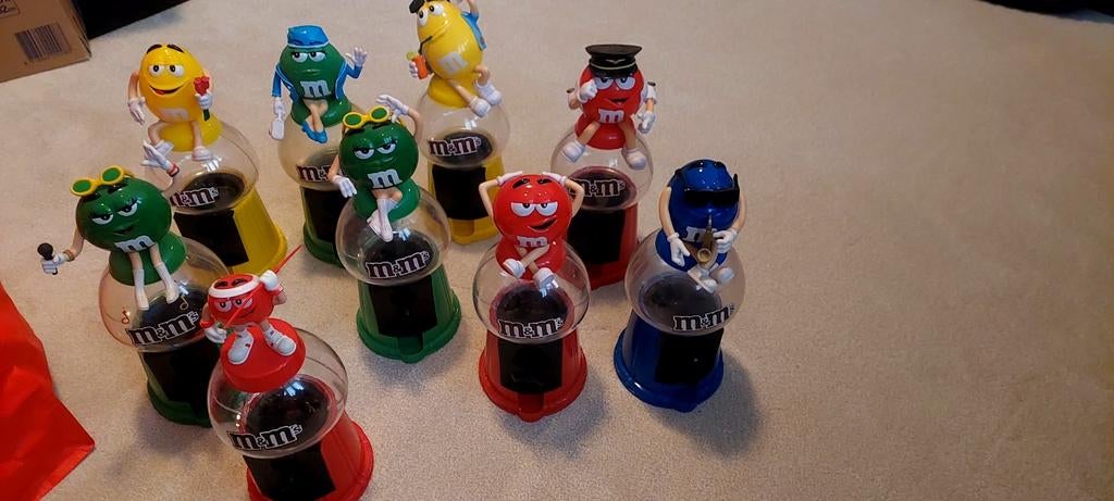 9 M&M dispensers ( bollen) 12,50 per stuk, Ophalen of Verzenden